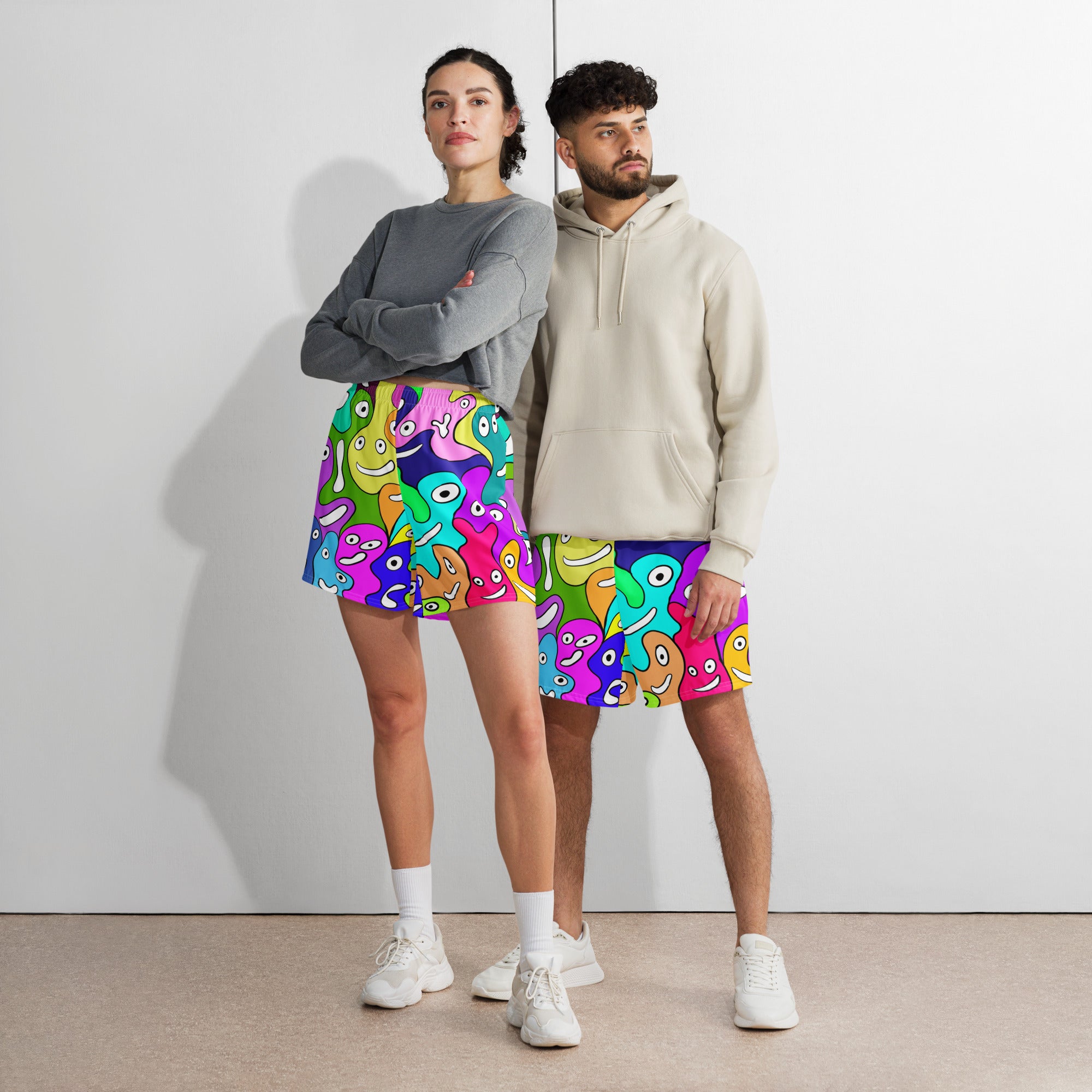 Express Emotions All-Over Print Unisex Athletic Shorts